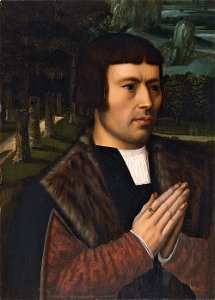 Ambrosius Benson - Caballero orando c.1525, Museo Thyssen Bornemisza