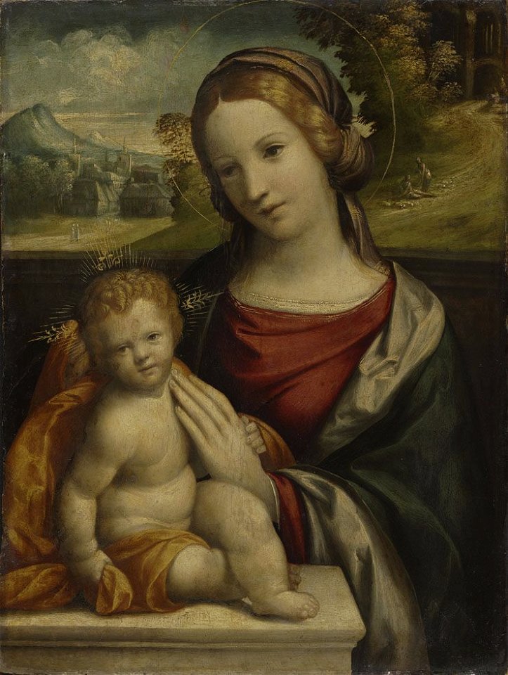 Benvenuto Garofalo (= Tisi) - Maria mit Kind - 1026 - Bavarian State Painting Collections