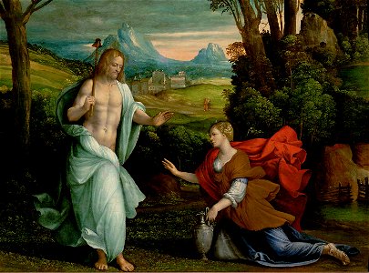 Benvenuto Tisi, gen. Il Garofalo, , Kunsthistorisches Museum Wien, Gemäldegalerie - Noli me tangere - GG 6757 - Kunsthistorisches Museum