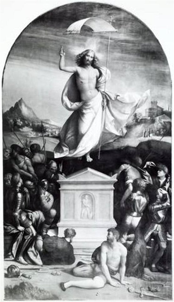 Benvenuto Tisi da Garofalo - De wederopstanding van Christus - GG 9551 - Kunsthistorisches Museum
