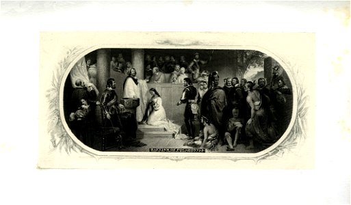 BEP-BURT-Baptism of Pocahontas (Chapman) reduced original