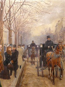 BERAUD Jean,1900 - Après l'Office à l'Eglise de la Ste-Trinité - Detail 19