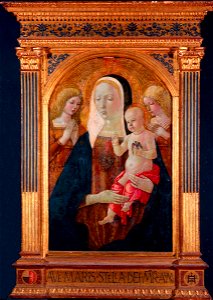 Benvenuto di Giovanni - The Virgin and Child with Angels - 1941.132 - Fogg Museum