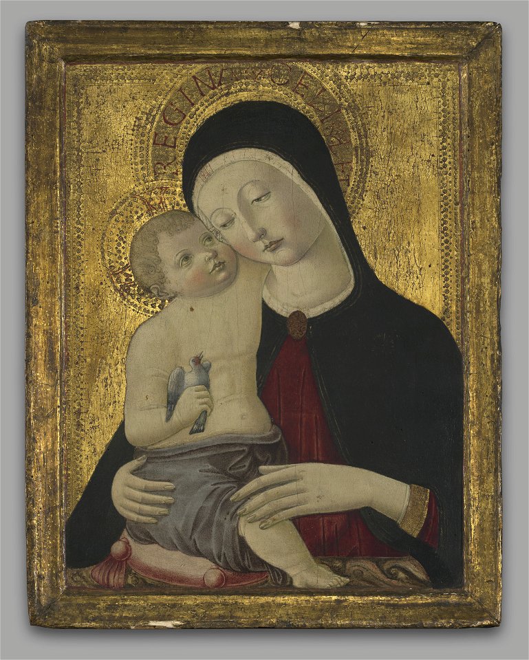 Benvenuto di Giovanni di Meo del Guasta - Virgin and Child - 2009.97.1 - Yale University Art Gallery