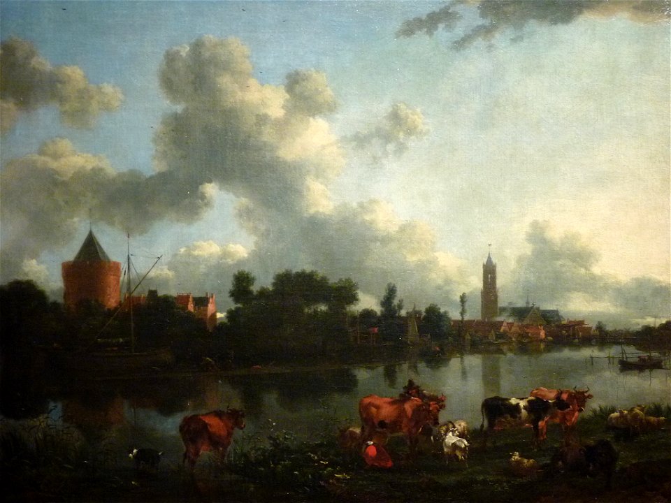 BERCHEM Nicolaes - Loenen sur la Vecht, Château de Cronenburch