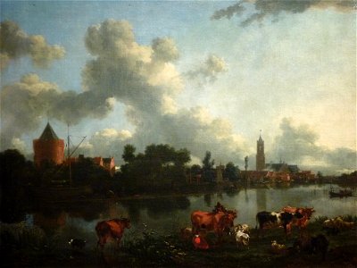 BERCHEM Nicolaes - Loenen sur la Vecht, Château de Cronenburch
