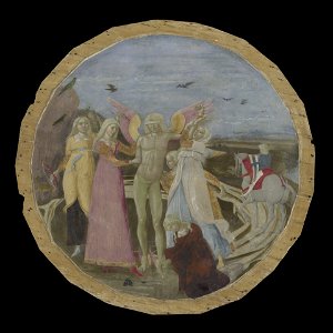 Benvenuto di Giovanni di Meo del Guasta - Love Bound by Maiden - 1871.65 - Yale University Art Gallery