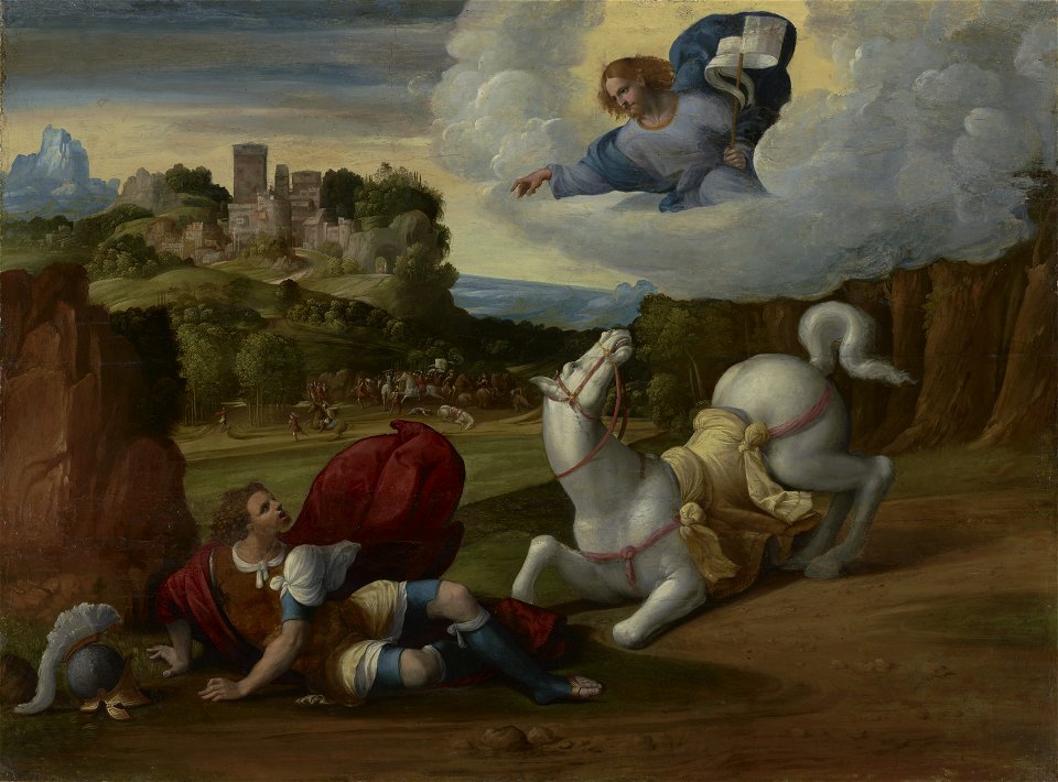 Benvenuto Tisi - The Conversion of Saint Paul - 2008.35.1 - Yale University Art Gallery
