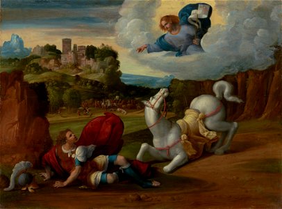 Benvenuto Tisi - The Conversion of Saint Paul - 2008.35.1 - Yale University Art Gallery