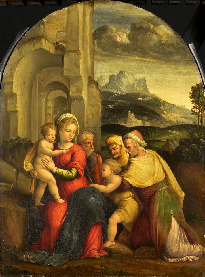 Benvenuto Tisi - De heilige familie
