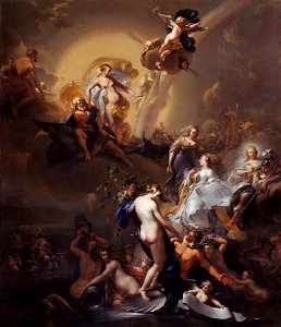Allegory on the expansion of Amsterdam, by Nicolaes Pietersz.Berchem