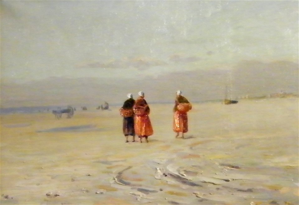 Berck, musée, Charles Roussel retour de pêche