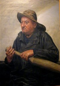 Berck, musée, Charles Roussel, pêcheur