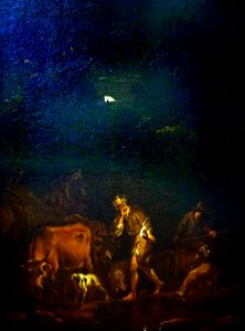 Berchem Nicolaes Hirten im Mondschein@Nieders. Landesmuseum20170622