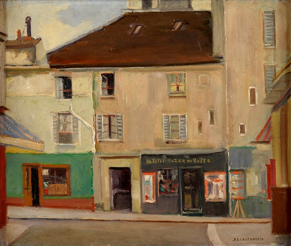 Berend Groeneveld Au petit Bazar de Butte