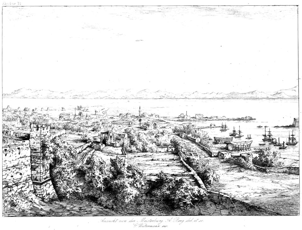 Berg Rhodus 31 - Aussicht von der Meisterburg