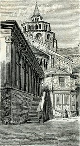 Bergamo (Santa Maria Maggiore) fianco della chiesa