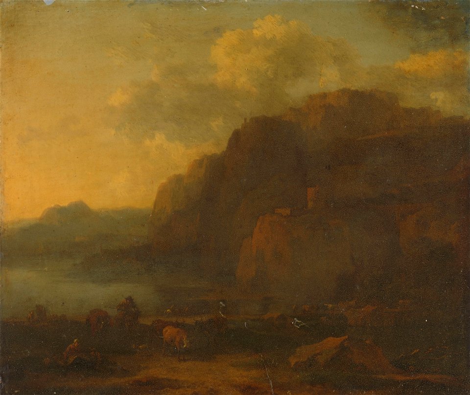 Italiaans landschap. Rijksmuseum SK-A-26