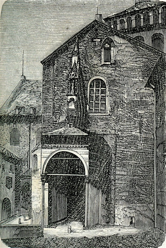 Bergamo facciata di Santa Maria Maggiore