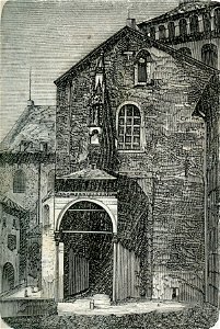 Bergamo facciata di Santa Maria Maggiore