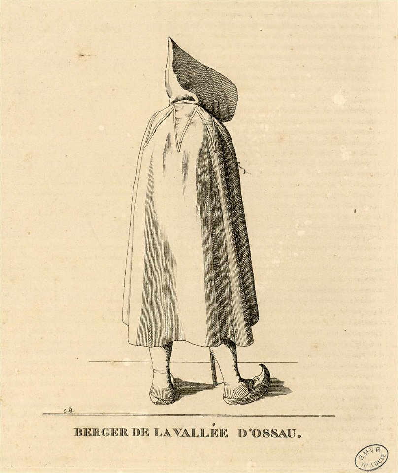 Berger de la Vallée d'Ossau - Fonds Ancely - B315556101 A PELERIN 084