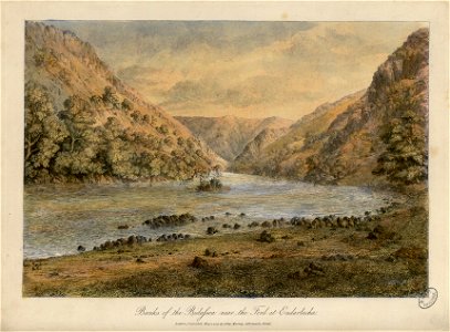 Berges de la Bidassoa près du passage à gué à Endarlacha Banks of the Bidassoa near the Ford at Endarlacha - Fonds Ancely - B315556101 A BATTY 2 072