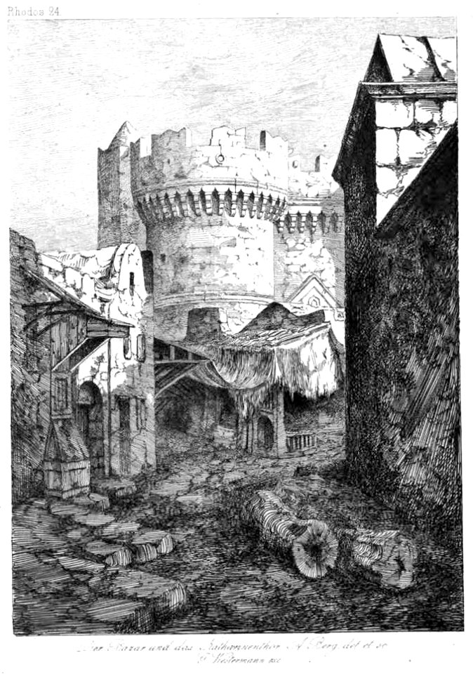 Berg Rhodus 24 - Der Bazar u. d. Katharinenthor