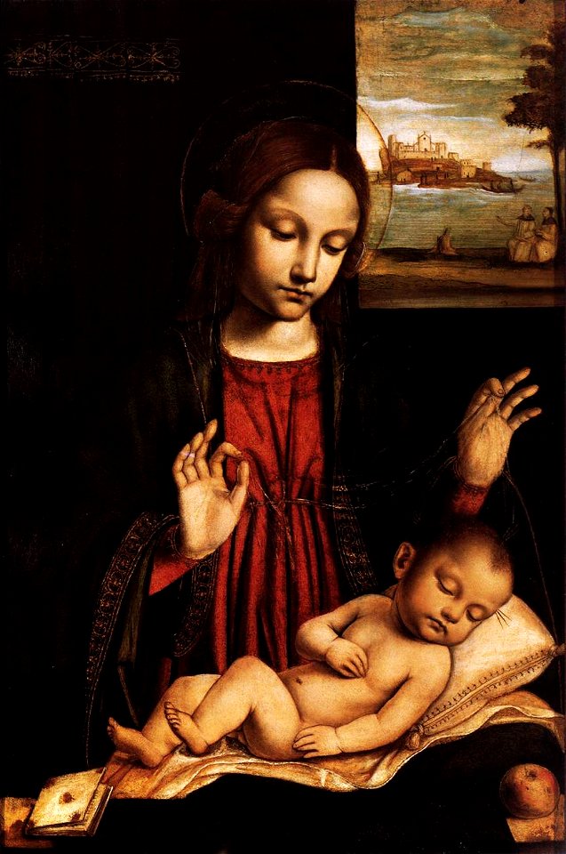 Bergognone, madonna del velo