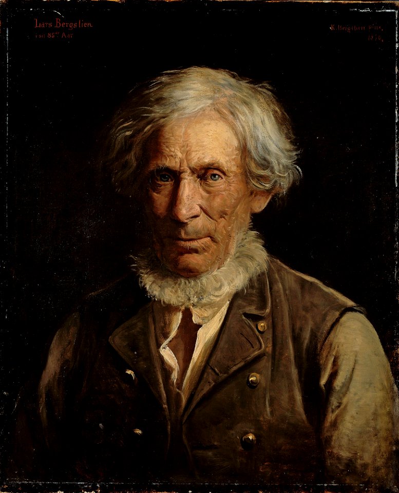 Knud Bergslien - The Artist's Father, Lars Bergslien - NG.M.00241 - National Museum of Art, Architecture and Design