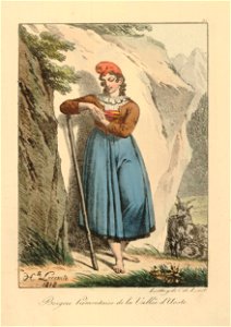 Bergere Piemontaise de la Vallée d'Aoste (BM 1897,0401.7)