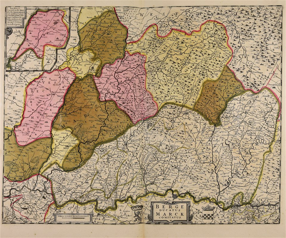 Berge ducatus Marck comitatus - CBT 5873821
