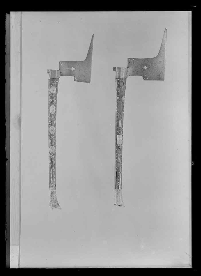 Bergsmansyxa, Sachsisk typ, 1670, s.k. Freiberger Bergsmansaxt - Livrustkammaren - 68883