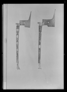 Bergsmansyxa, Sachsisk typ, 1670, s.k. Freiberger Bergsmansaxt - Livrustkammaren - 68883