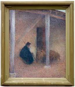 Berger rentrant ses moutons