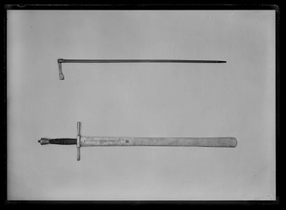 Bergsmansyxa, Dalarna, ca 1750 - Livrustkammaren - 43252