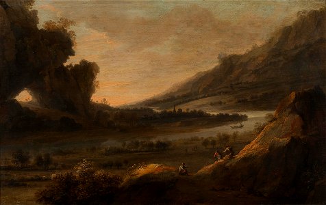Berglandschap met rivier Centraal Museum 5074