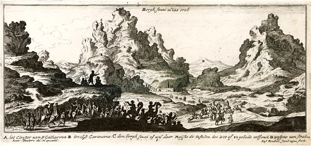 Bergh Sinai alias oreb - Peeters Jacob - 1686