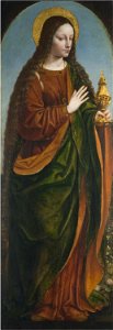 Bergognone, Saint Mary Magdalene. Free illustration for personal and commercial use.