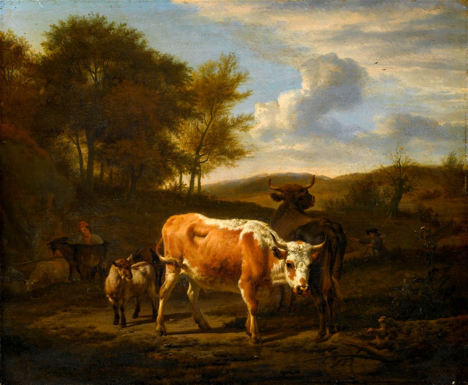 Bergachtig landschap met vee Rijksmuseum SK-C-250