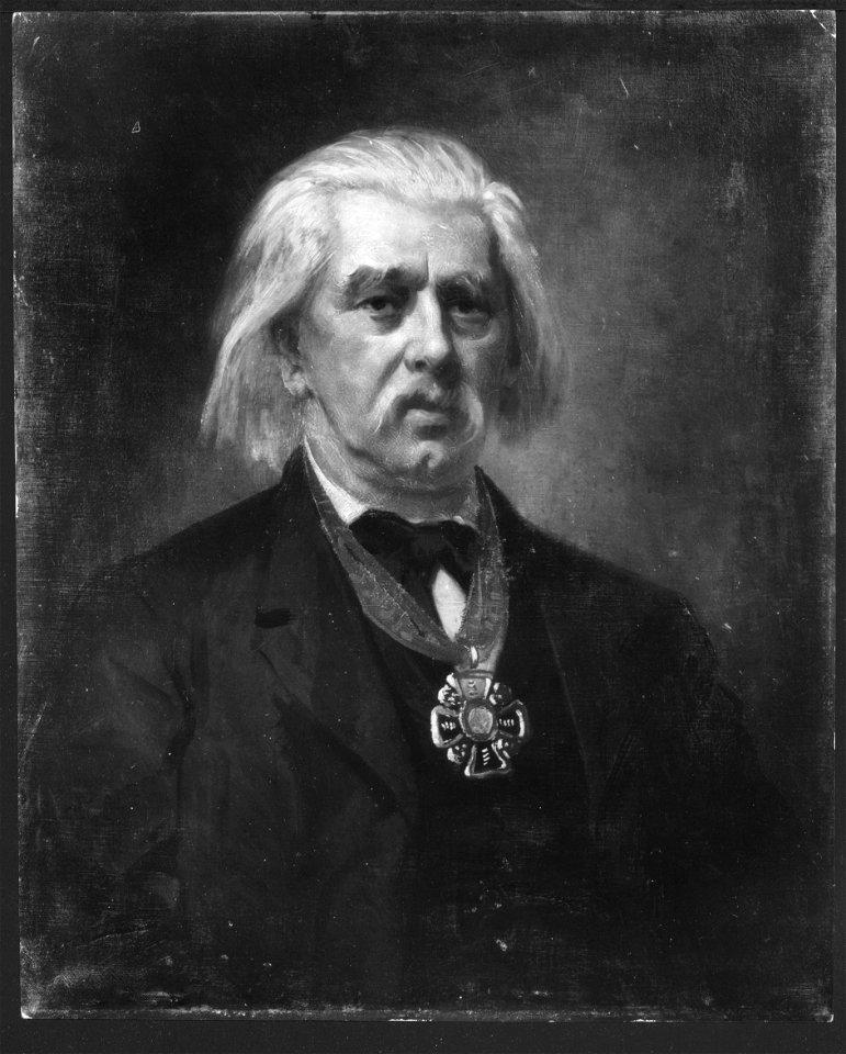Knud Bergslien - Heinrich Ernst Schirmer - Norsk portrettarkiv - Riksantikvaren - S000179
