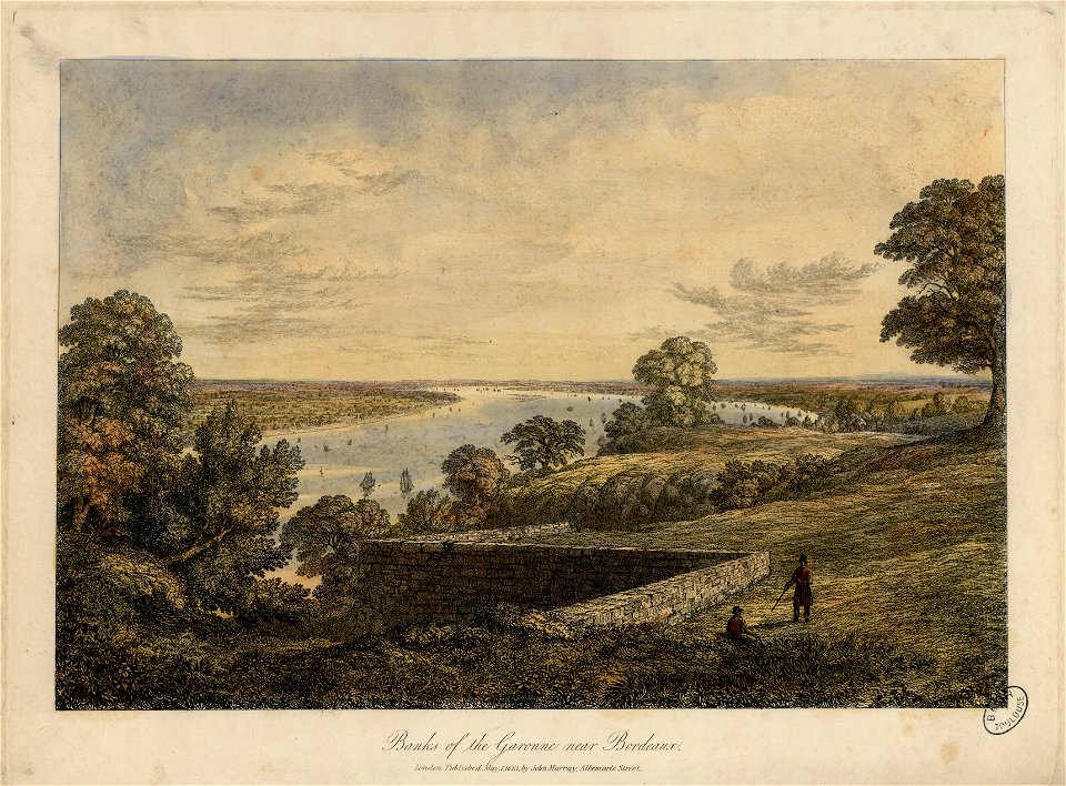 Berges de la Garonne près de Bordeaux Banks of the Garonne near Bordeaux - Fonds Ancely - B315556101 A BATTY 2 228