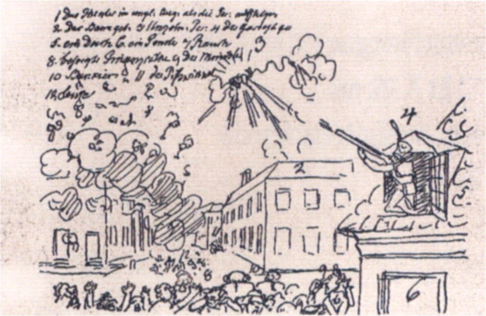 Berlin Brand Schauspielhaus 1817 ETA Hoffmann
