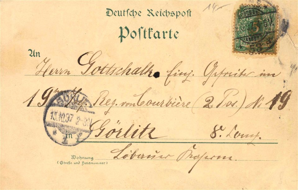 Berlin, Kreuzberg, Berlin - Viktoriapark; Unter den Linden und Friedrichstraße; Kaisergalerie (back) (Zeno Ansichtskarten)