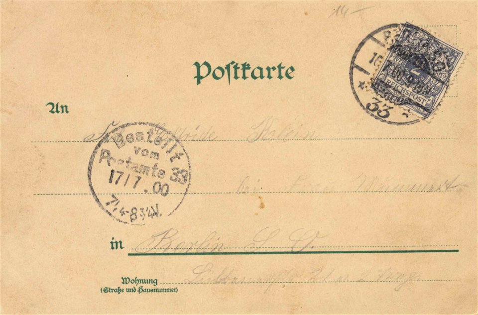 Berlin, Mitte, Berlin - Denkmal des Großen Kurfürsten; Kgl. Schloss; Neuer Dom (back) (Zeno Ansichtskarten)