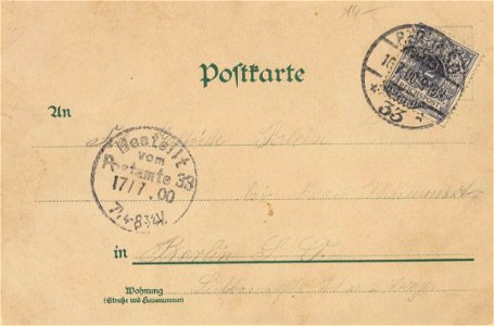 Berlin, Mitte, Berlin - Denkmal des Großen Kurfürsten; Kgl. Schloss; Neuer Dom (back) (Zeno Ansichtskarten)