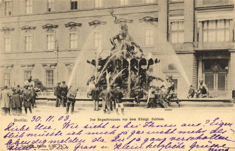 Berlin, Mitte, Begasbrunnen, 1903