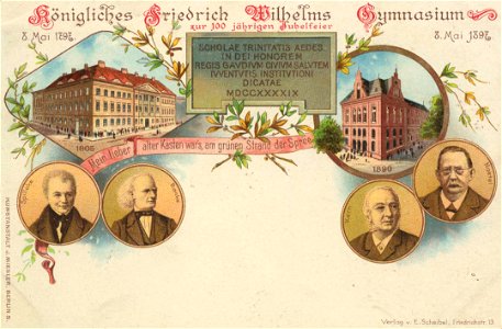 Berlin, Mitte, Berlin - Kgl. Friedrich-Wilhelms-Gymnasium (Zeno Ansichtskarten)