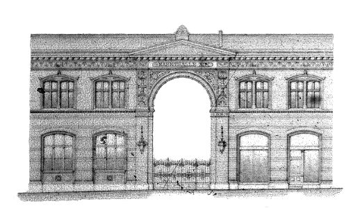 Berlin Markthalle XII Fassade Grünthaler Strasse