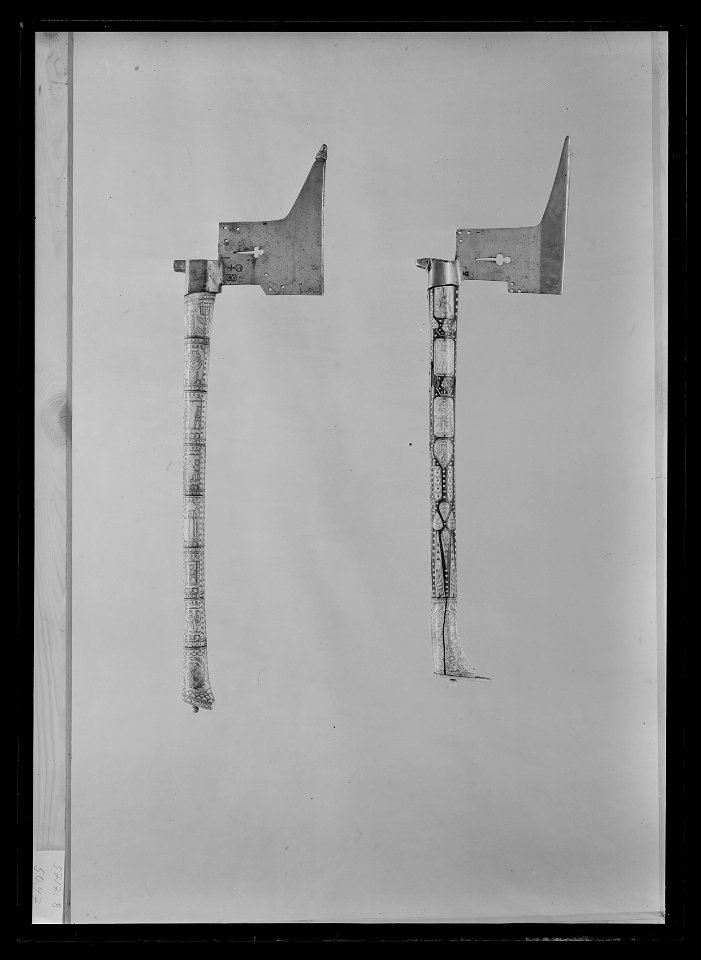 Bergsmansyxa, Sachsisk typ, 1600-talets slut - Livrustkammaren - 26080