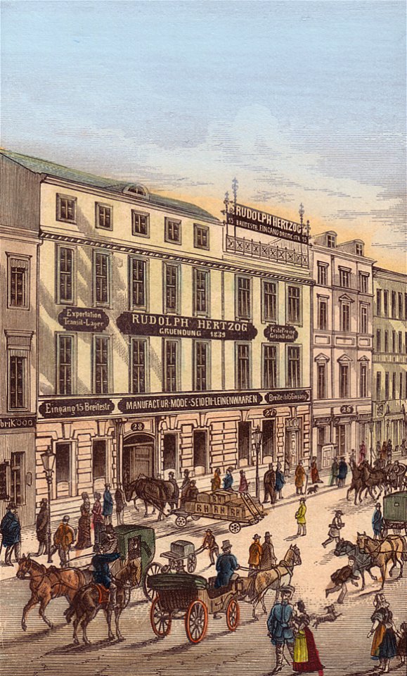 Berlin Mitte Bruederstrasse 19th century
